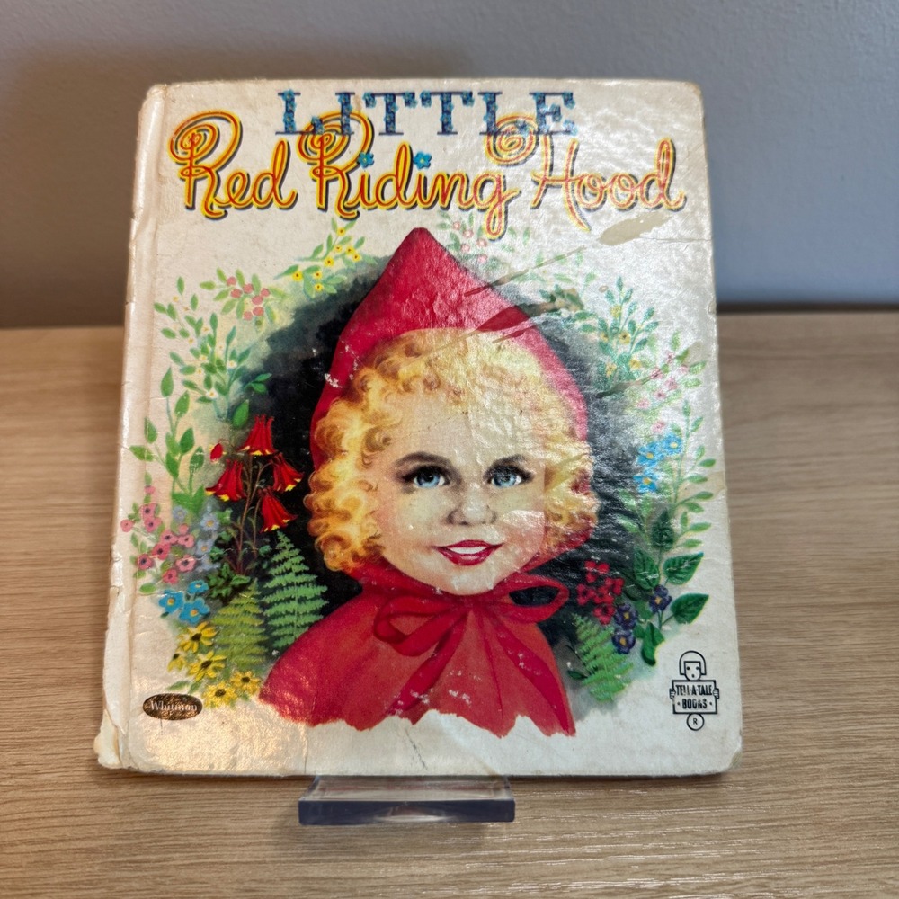 Vintage 1953 Little Red Riding Hood Tell-a-Tale Book Whitman Stella 2587-15